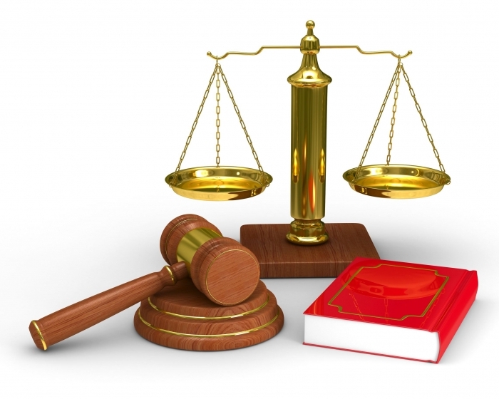 scales of justice, gavel, book