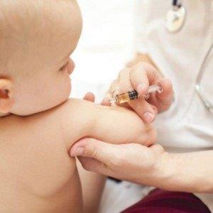 child gets an injection